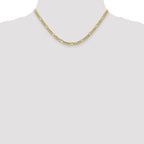 4.75mm 10K Yellow Gold Figaro Chain - Sophia Jewelers
