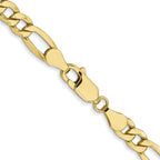 5.35mm 10K Yellow Gold Figaro Chain - Sophia Jewelers