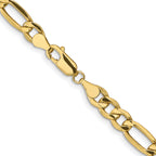6.6mm 10K Yellow Gold Figaro Chain - Sophia Jewelers