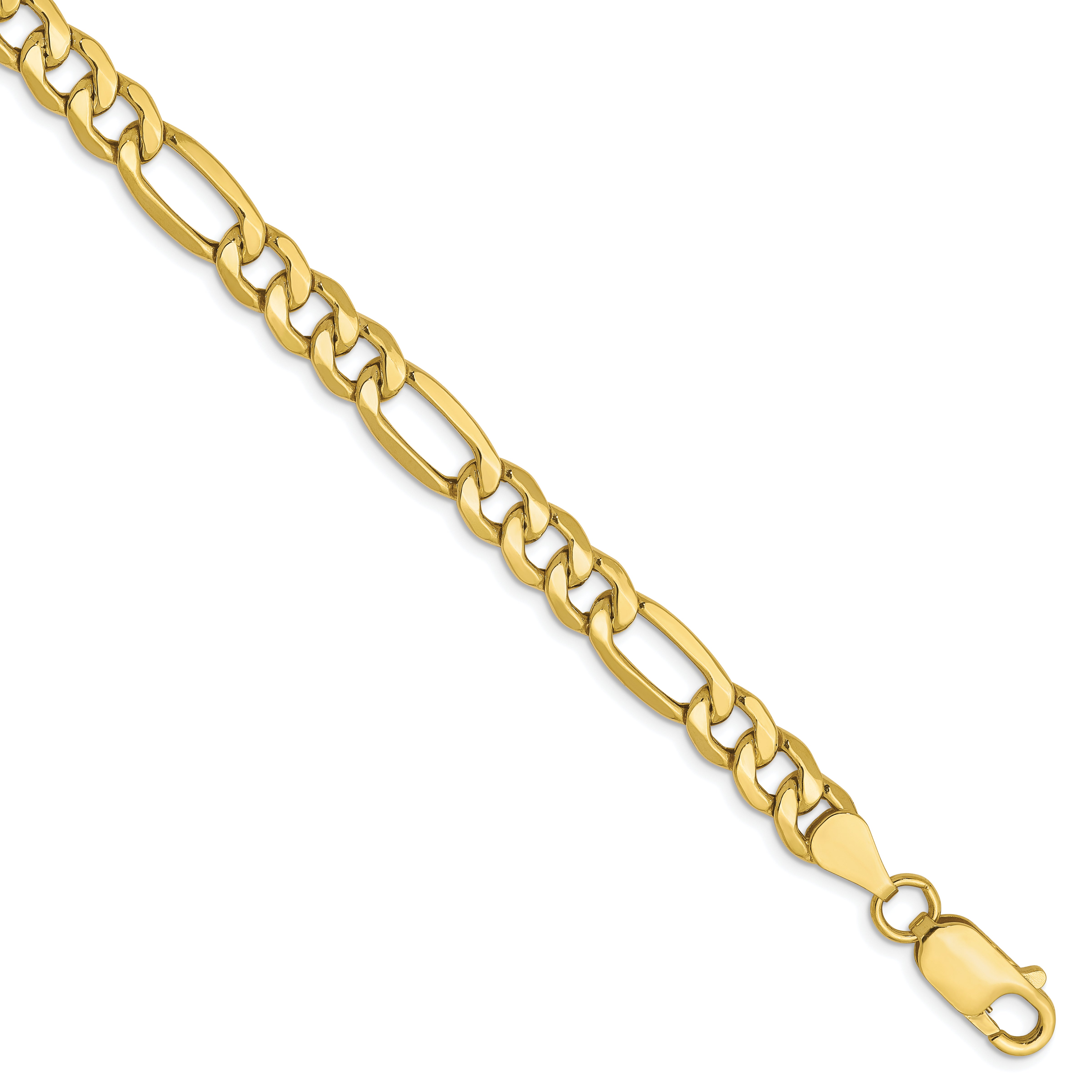 10K 6.6mm Semi-Solid Figaro Chain Main image