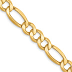 7.3mm 10K Yellow Gold Figaro Chain - Sophia Jewelers