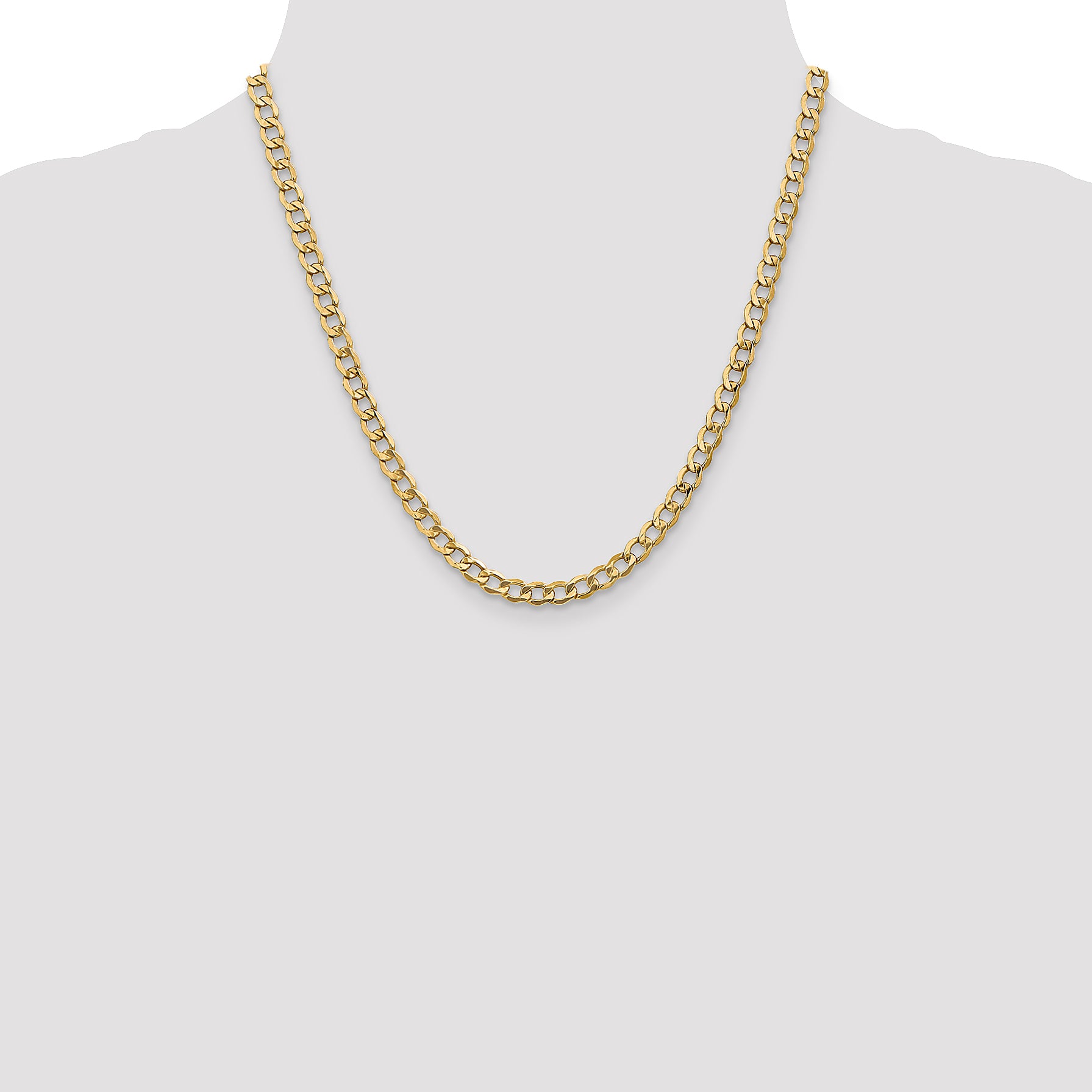 5.25mm 10K Yellow Gold Gold Chain Chain - Sophia Jewelers