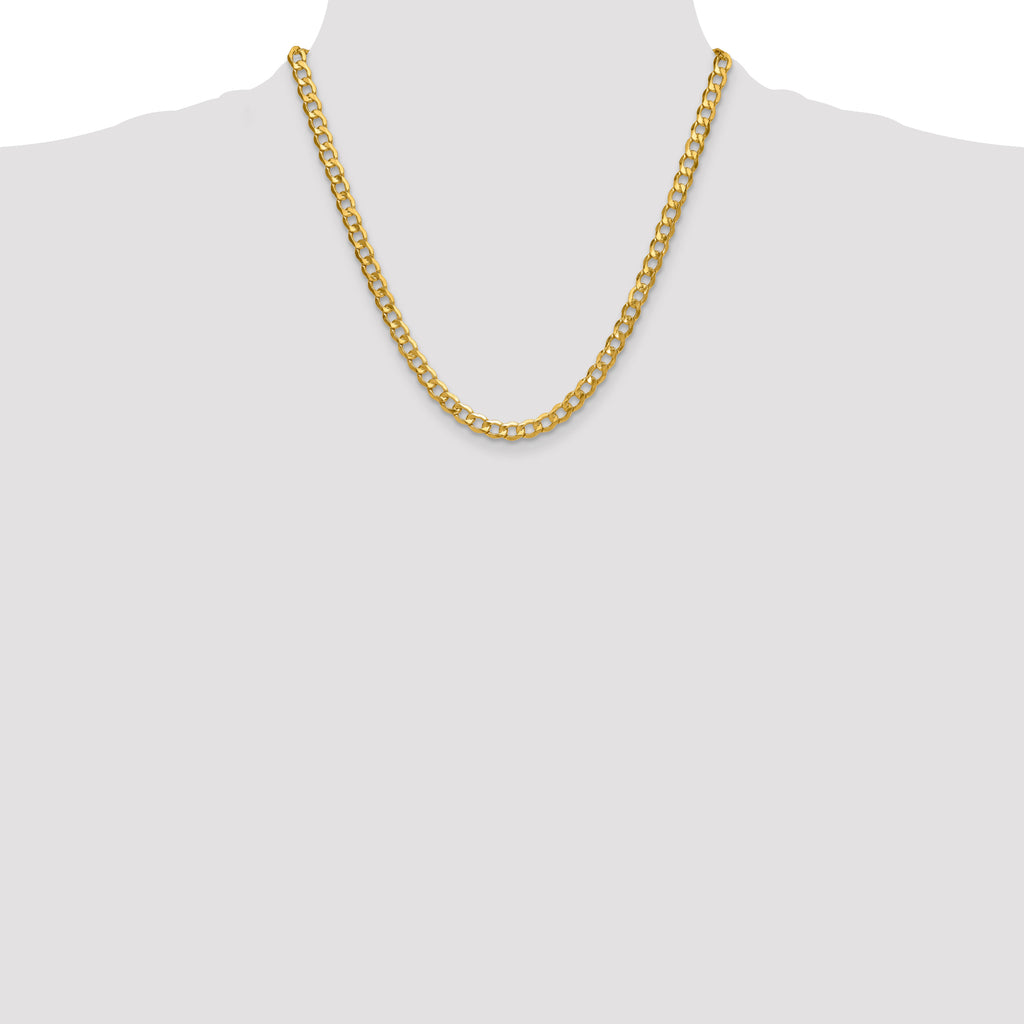 6.5mm 10K Yellow Gold Gold Chain Chain - Sophia Jewelers