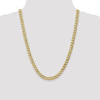 7.0mm 10K Yellow Gold Gold Chain Chain - Sophia Jewelers