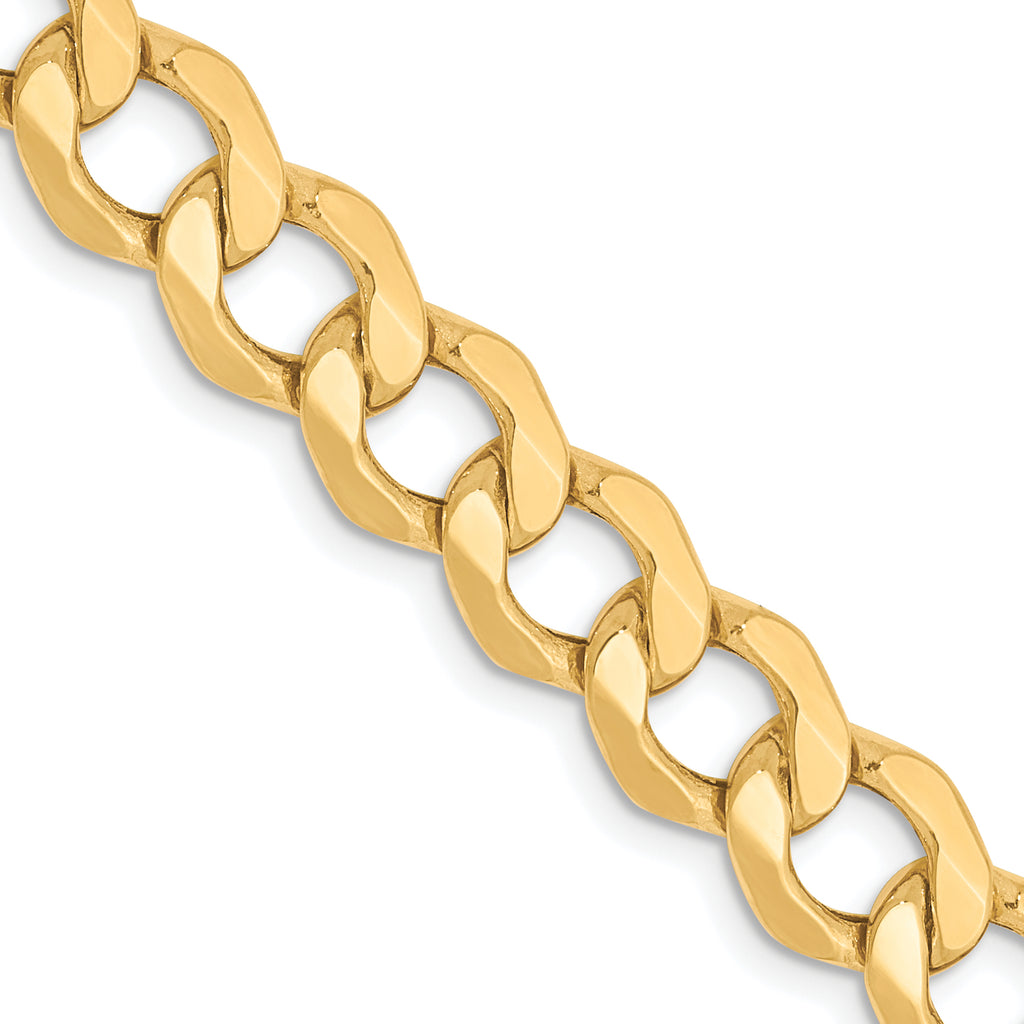 7.0mm 10K Yellow Gold Gold Chain Chain - Sophia Jewelers