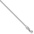1.0mm 14K White Gold Box Chain - Sophia Jewelers
