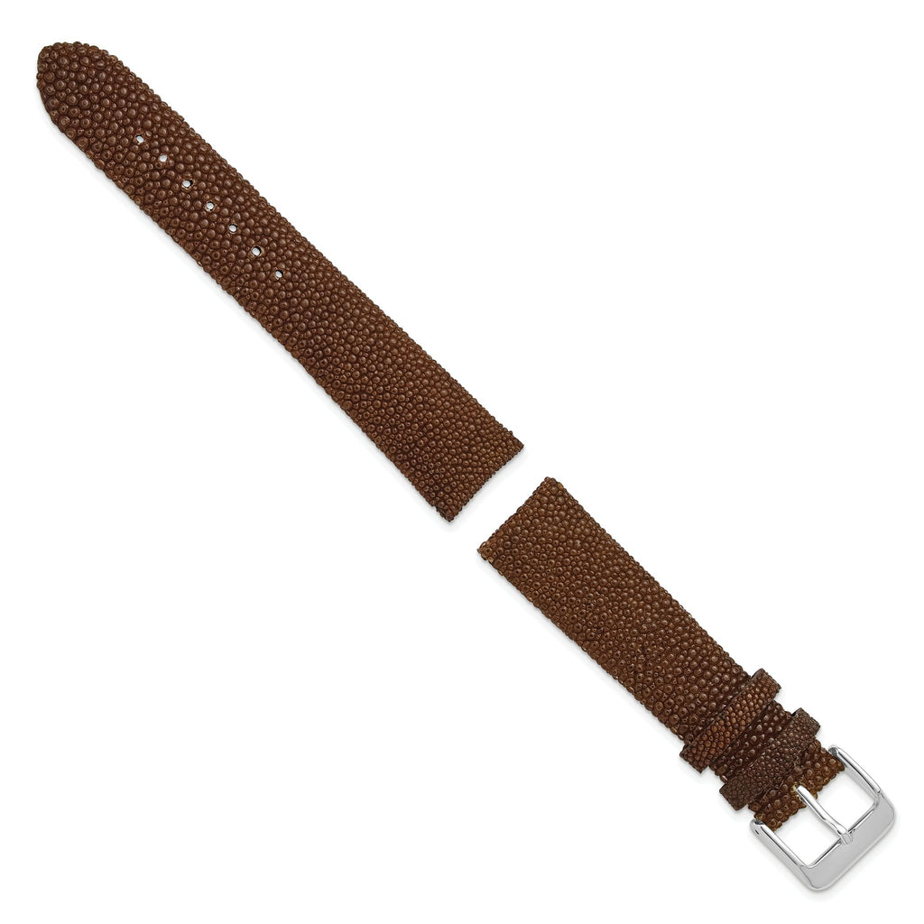 Stingray Brown Watch Band in Leather - Sophia Jewelers