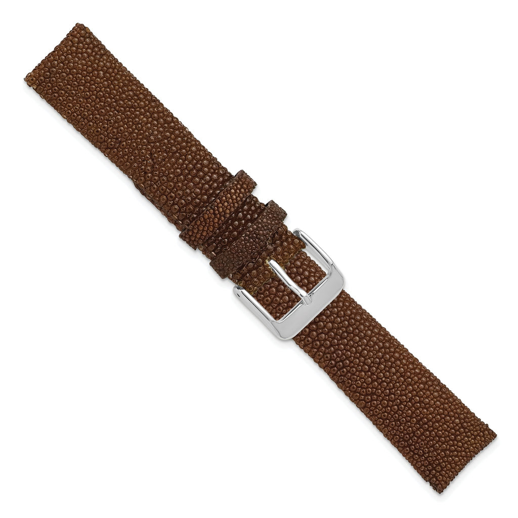Stingray Brown Watch Band in Leather - Sophia Jewelers