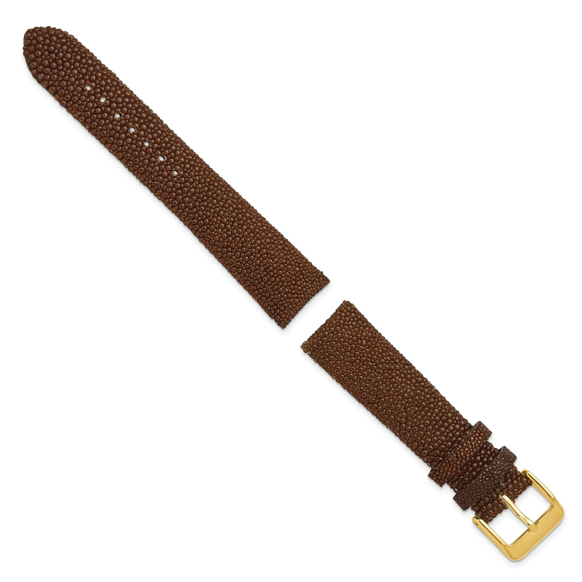 DeBeer Brown Stingray Watch Band in Leather - Sophia Jewelers