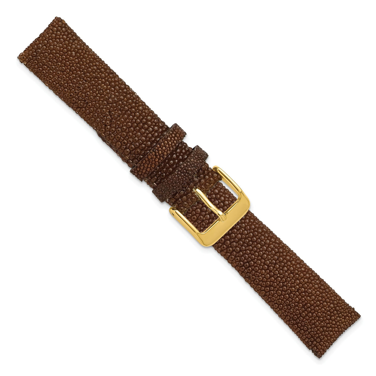 DeBeer Brown Stingray Watch Band in Leather - Sophia Jewelers