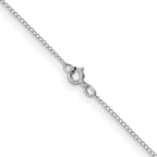 0.5mm 14K White Gold Gold Chain Chain - Sophia Jewelers