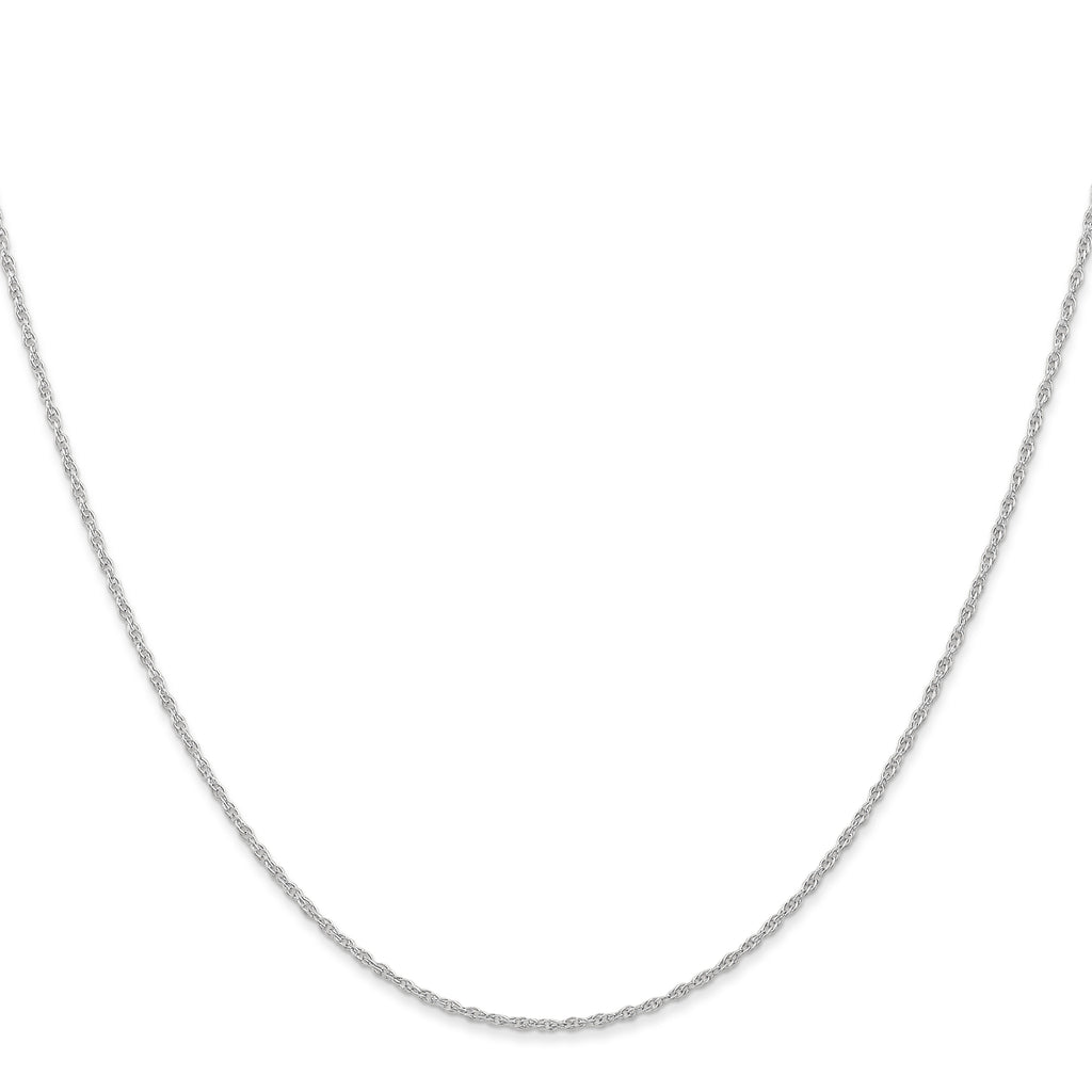 0.95mm 14K White Gold Cable Rope Chain - Sophia Jewelers