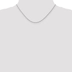 0.95mm 14K White Gold Cable Rope Chain - Sophia Jewelers