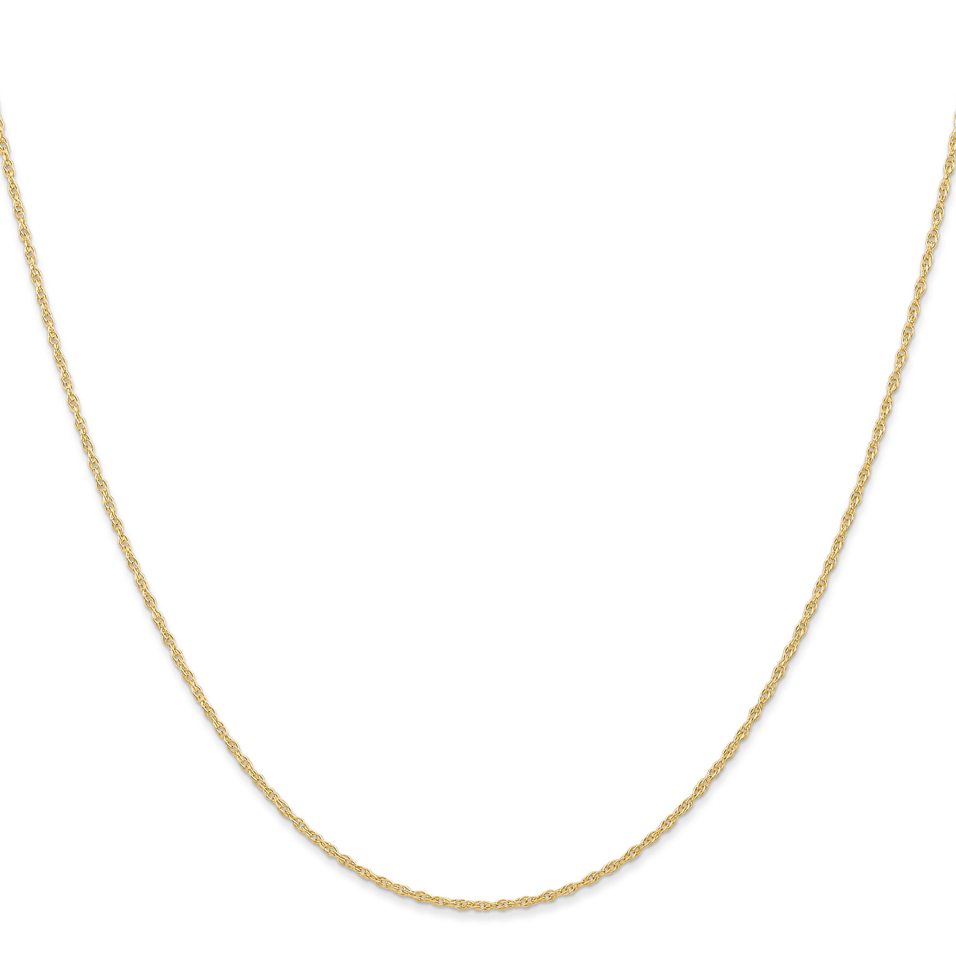 0.95mm 14K Yellow Gold Cable Rope Chain - Sophia Jewelers