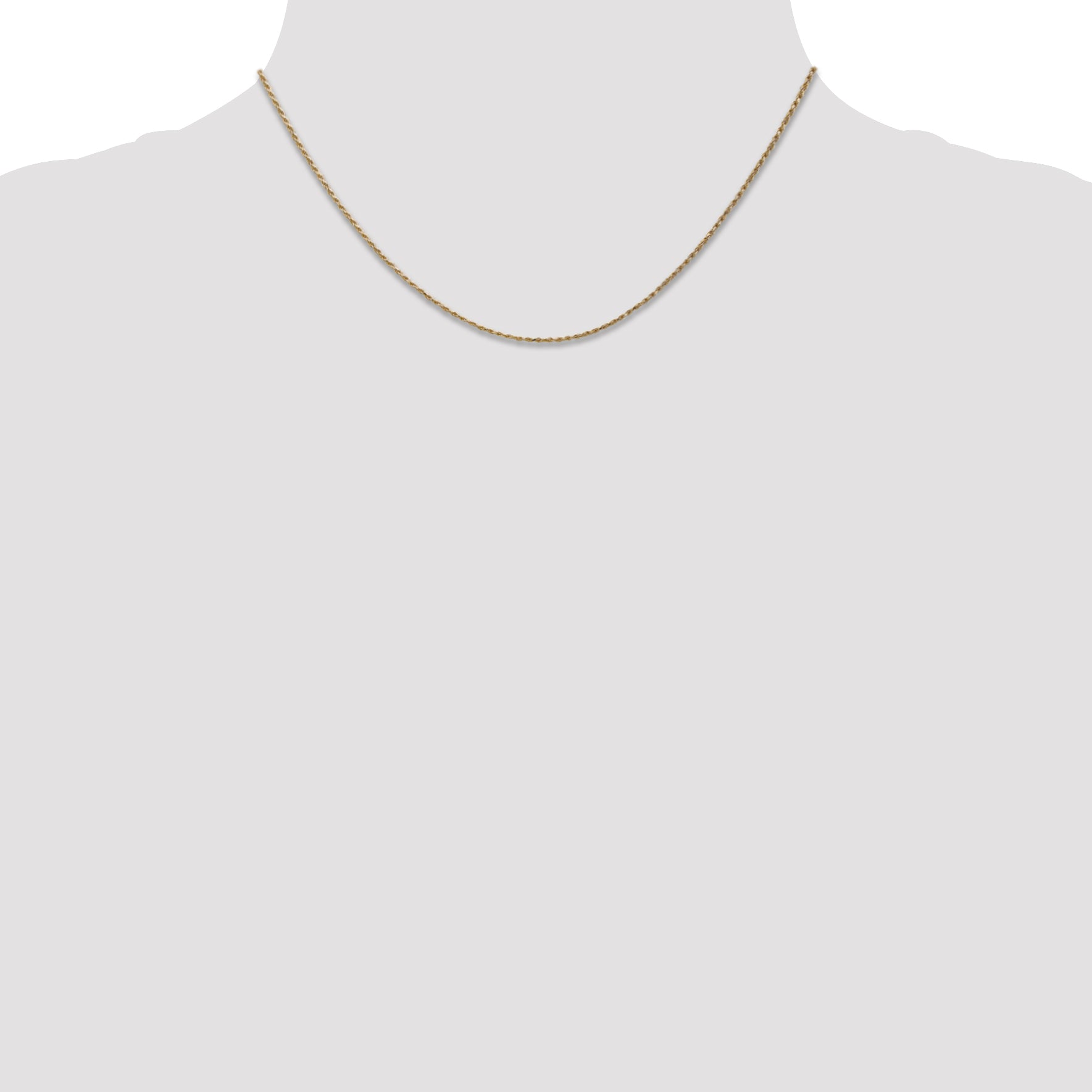 0.95mm 14K Yellow Gold Cable Rope Chain - Sophia Jewelers