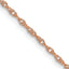 1.15mm 14K Rose Gold Cable Rope Chain - Sophia Jewelers