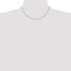 1.15mm 14K White Gold Cable Rope Chain - Sophia Jewelers