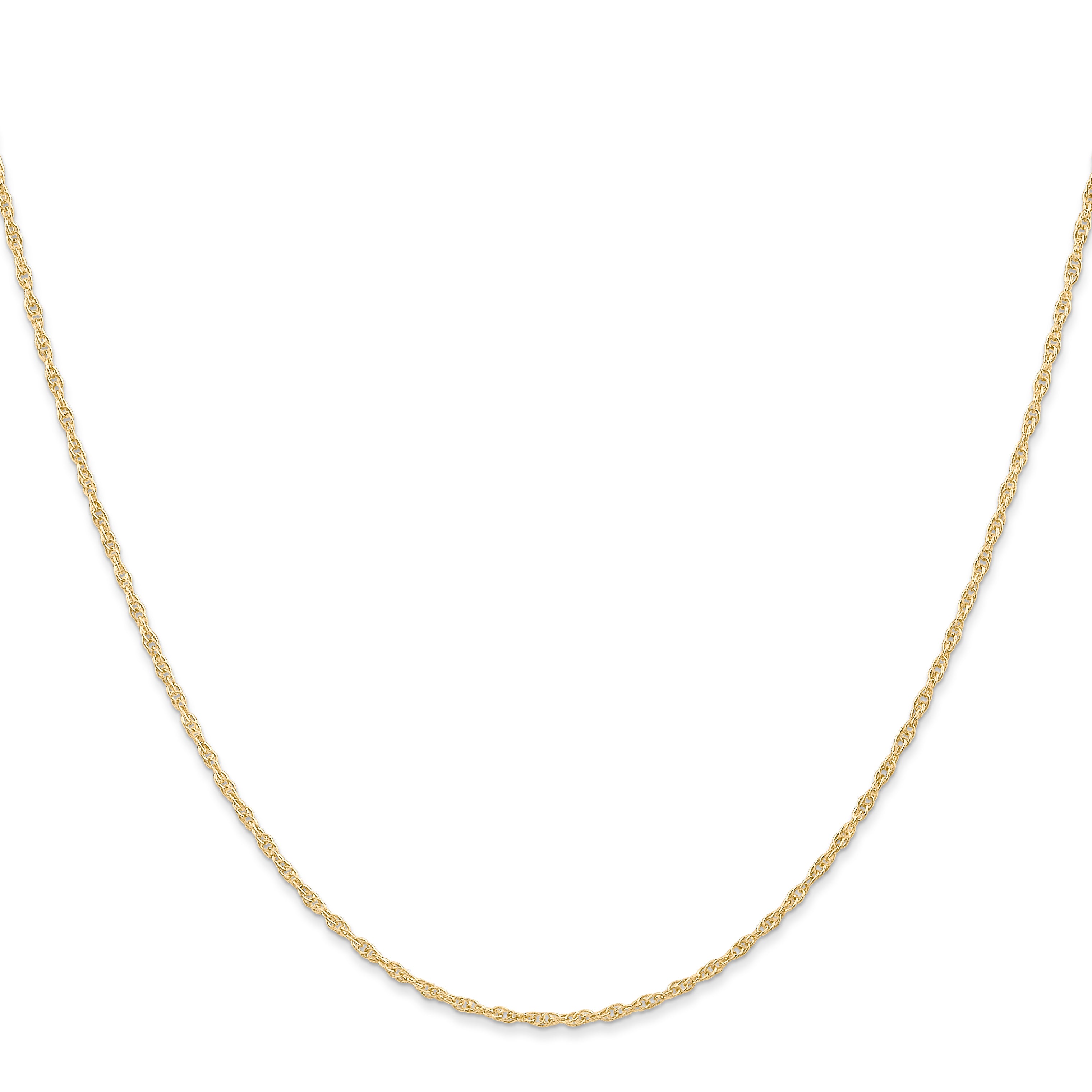 1.15mm 14K Yellow Gold Cable Rope Chain - Sophia Jewelers