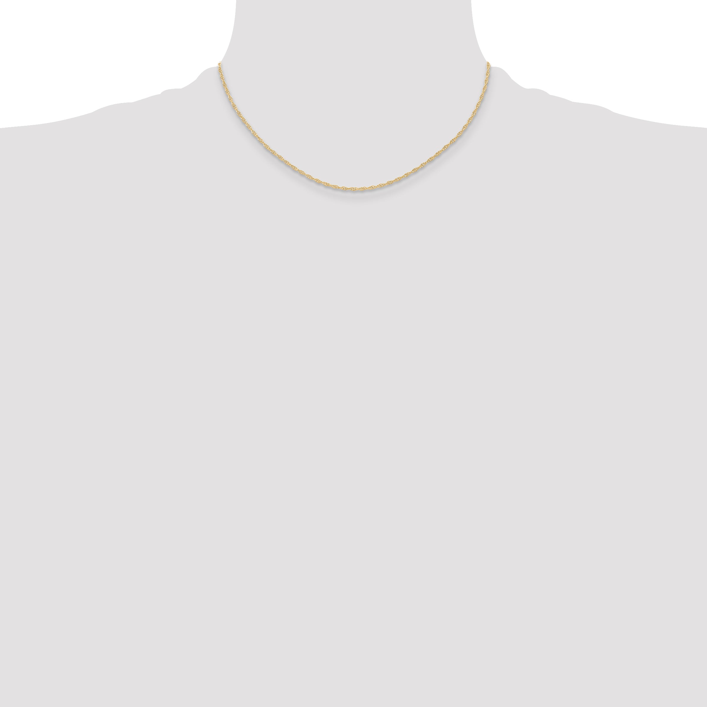 1.15mm 14K Yellow Gold Cable Rope Chain - Sophia Jewelers