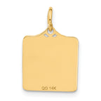 14k Enameled Blue Engravable BIRTH CERTIFICATE Charm - Sophia Jewelers