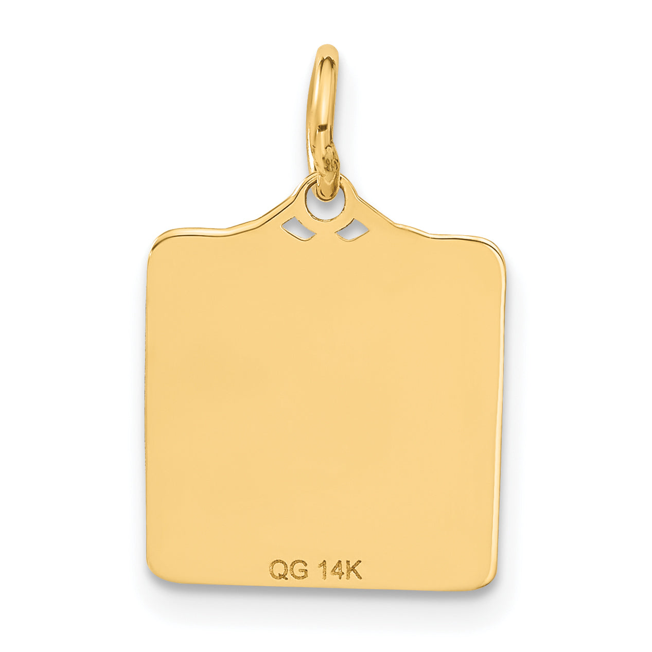 14k Enameled Blue Engravable BIRTH CERTIFICATE Charm - Sophia Jewelers