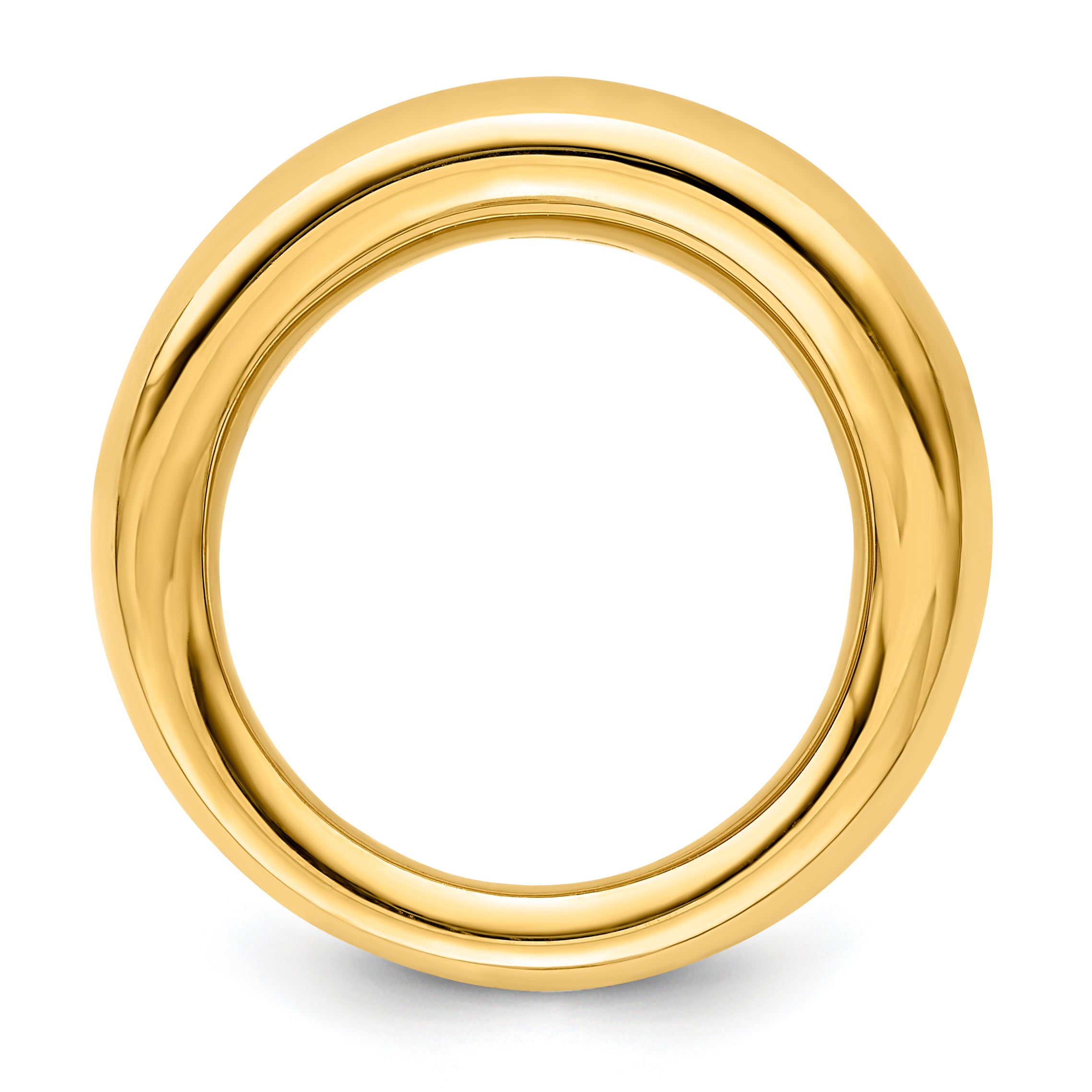 High-Polished Dome Ring in Sterling Silver Secondary image