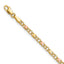 14k Polished and Satin Rose-plated X-and-Heart 9 inch Anklet