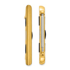 Set of Two 38mm Stainless Steel Yellow IP-plated Apple Watch Adapter for 20mm Watch Band - Sophia Jewelers