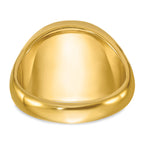 14k Men's Polished and Grooved Blue Lodge Master Masonic Ring Mounting, Mounting Only - Sophia Jewelers