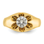 14k 1 carat Lab Grown Diamond VS/SI+ G+ Complete Men's Ring