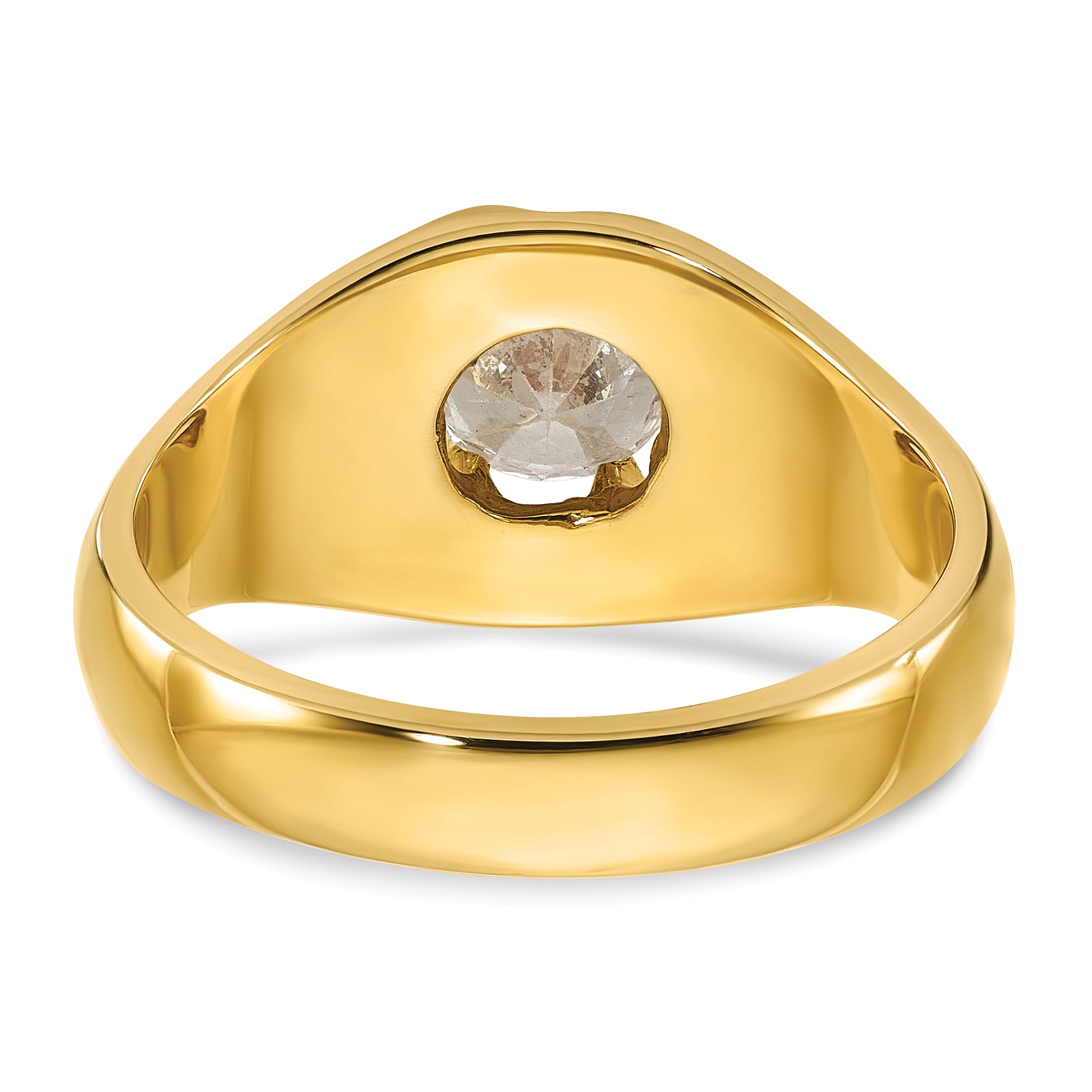 14k 1 carat Lab Grown Diamond VS/SI+ G+ Complete Men's Ring