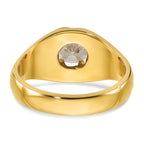 14k 1 carat Lab Grown Diamond VS/SI+ G+ Complete Men's Ring