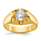 14k 1 carat Lab Grown Diamond VS/SI+ G+ Complete Men's Ring