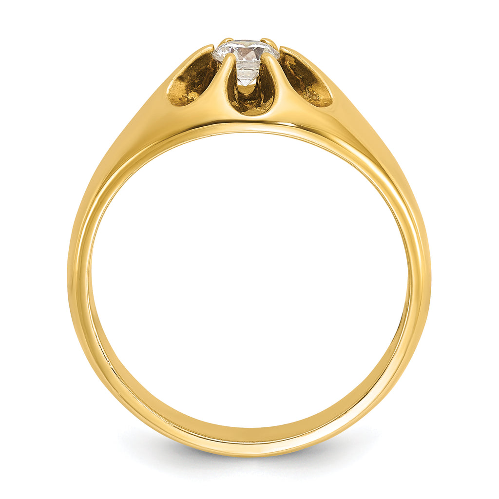 10k Men's Diamond Complete Ring