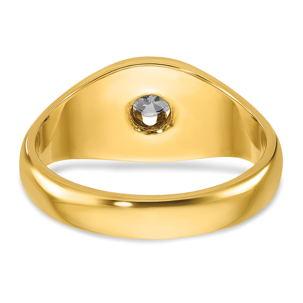 10k Men's Diamond Complete Ring