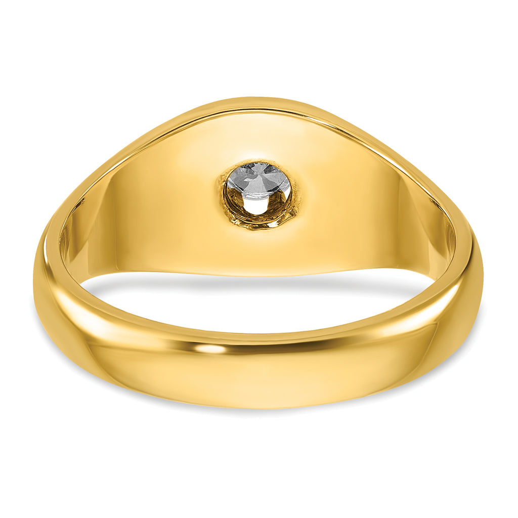 14k Mens Diamond Ring Mounting, Mounting Only - Sophia Jewelers