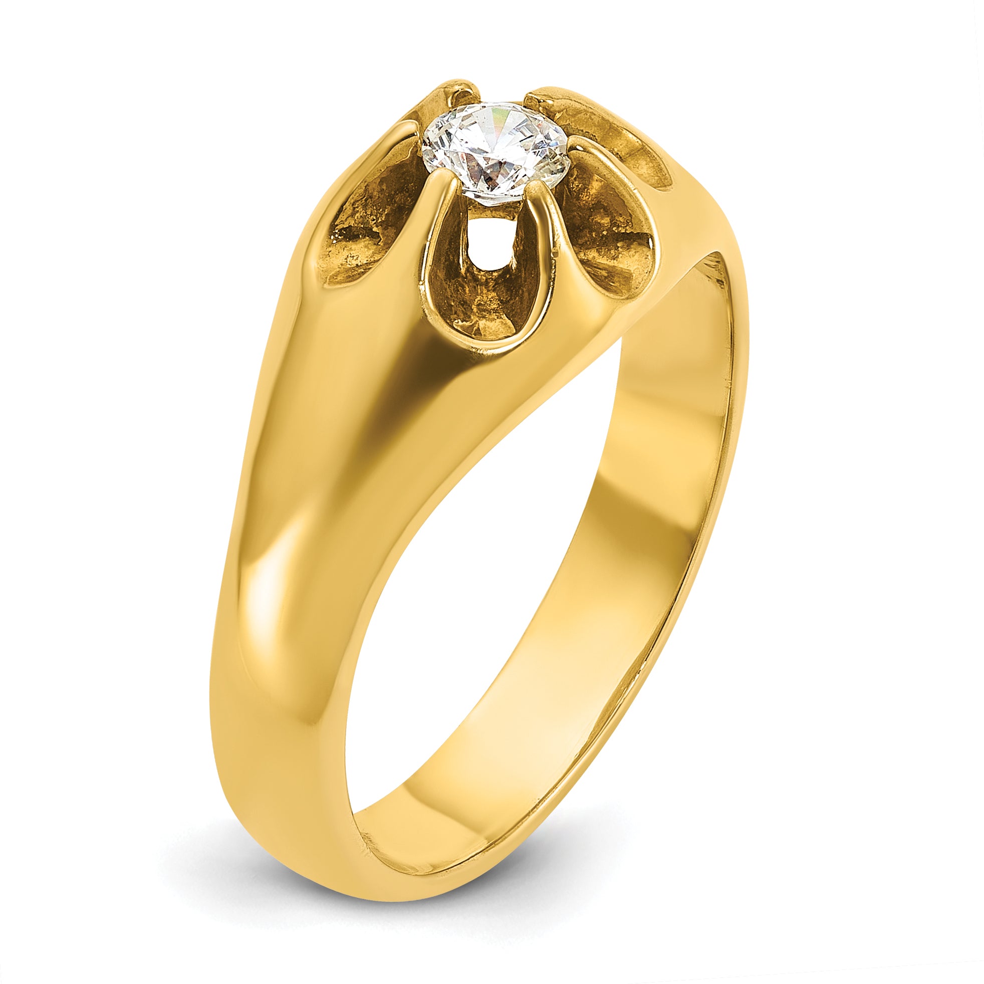 14k Mens Diamond Ring Mounting, Mounting Only - Sophia Jewelers