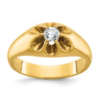 14k Mens Diamond Ring Mounting, Mounting Only - Sophia Jewelers