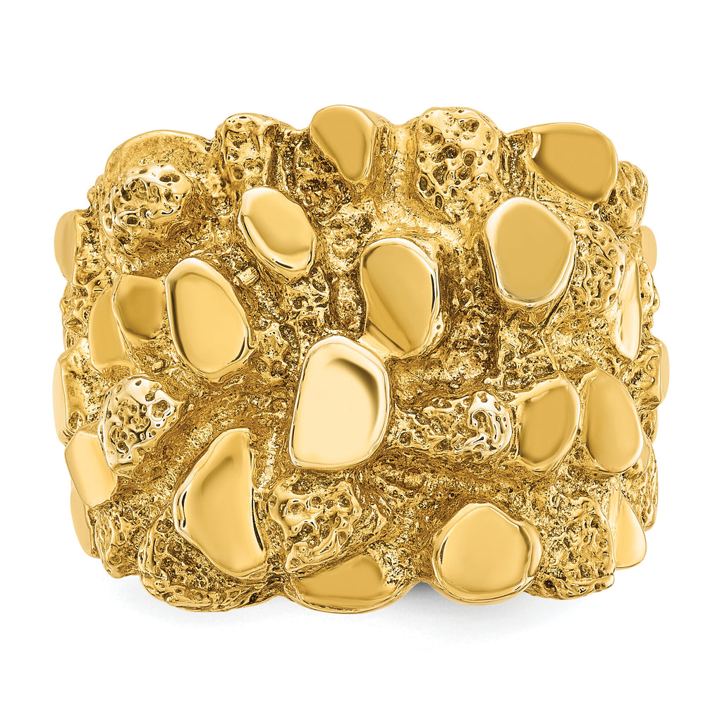 10k Men's Nugget Ring