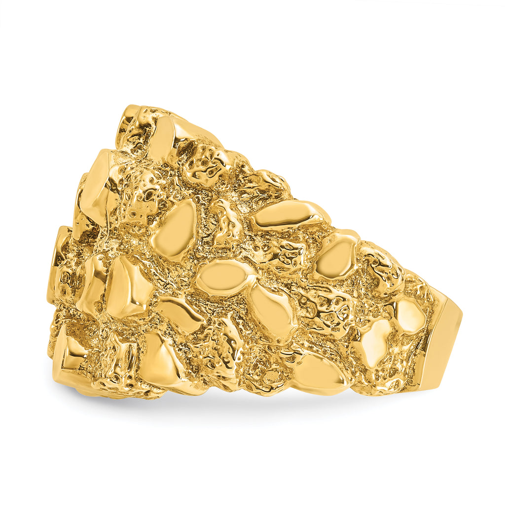 14k Men's Nugget Ring