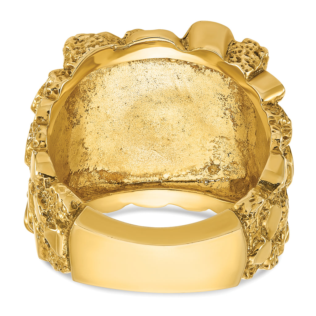14k Men's Nugget Ring