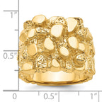 14k Men's Nugget Ring