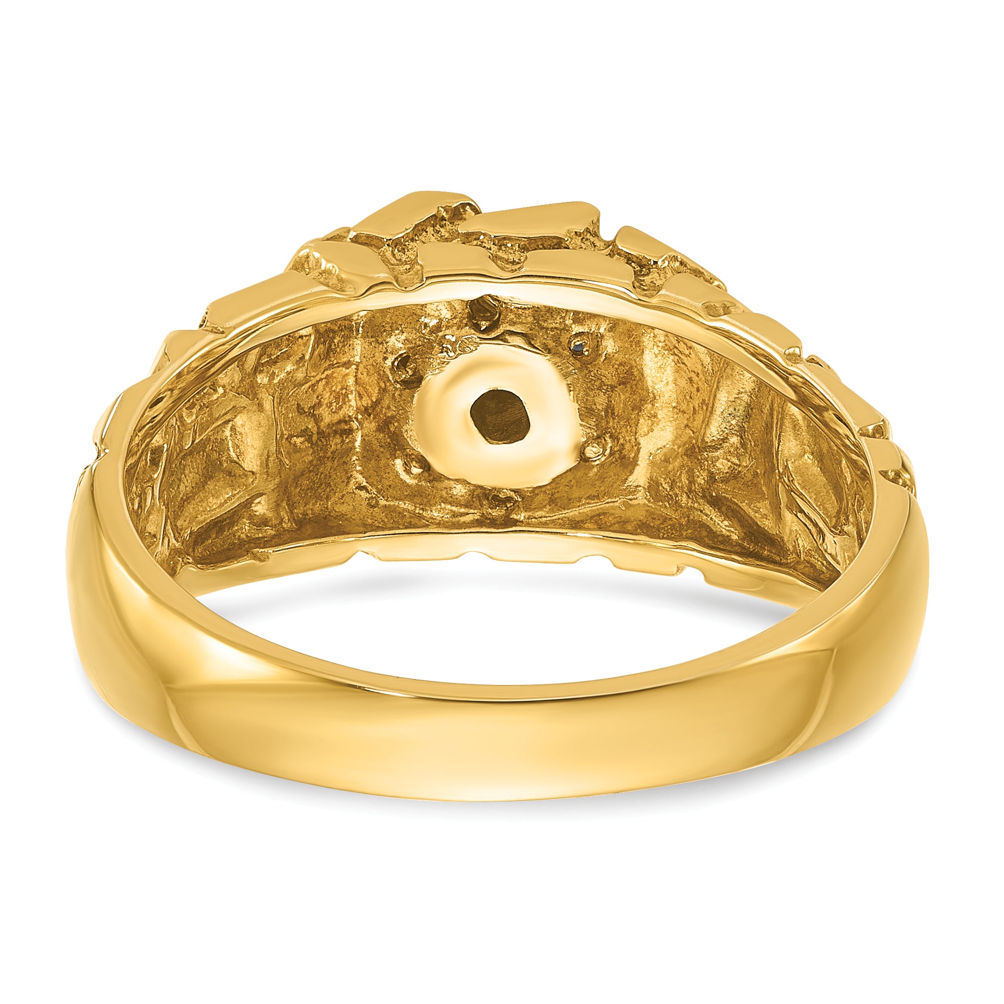 14k Mens Diamond Nugget Cluster Ring Mounting, Mounting Only - Sophia Jewelers
