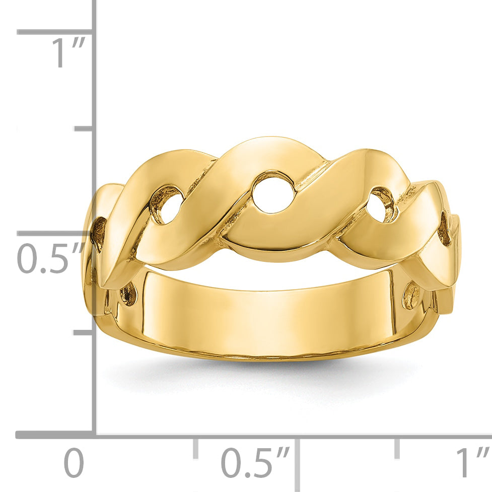 14k Men's Infinity Design Ring