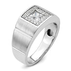 14k White Gold 1 carat Lab Grown Diamond VS/SI+ G+ Complete Men's Ring