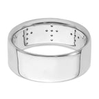 14k White Gold 1/5 carat Lab Grown Diamond VS/SI+ G+ Complete Cross Men's Ring