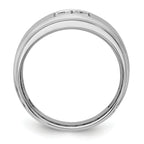 14k White Gold 7/8 carat Lab Grown Diamond VS/SI+ G+ Complete Men's Ring