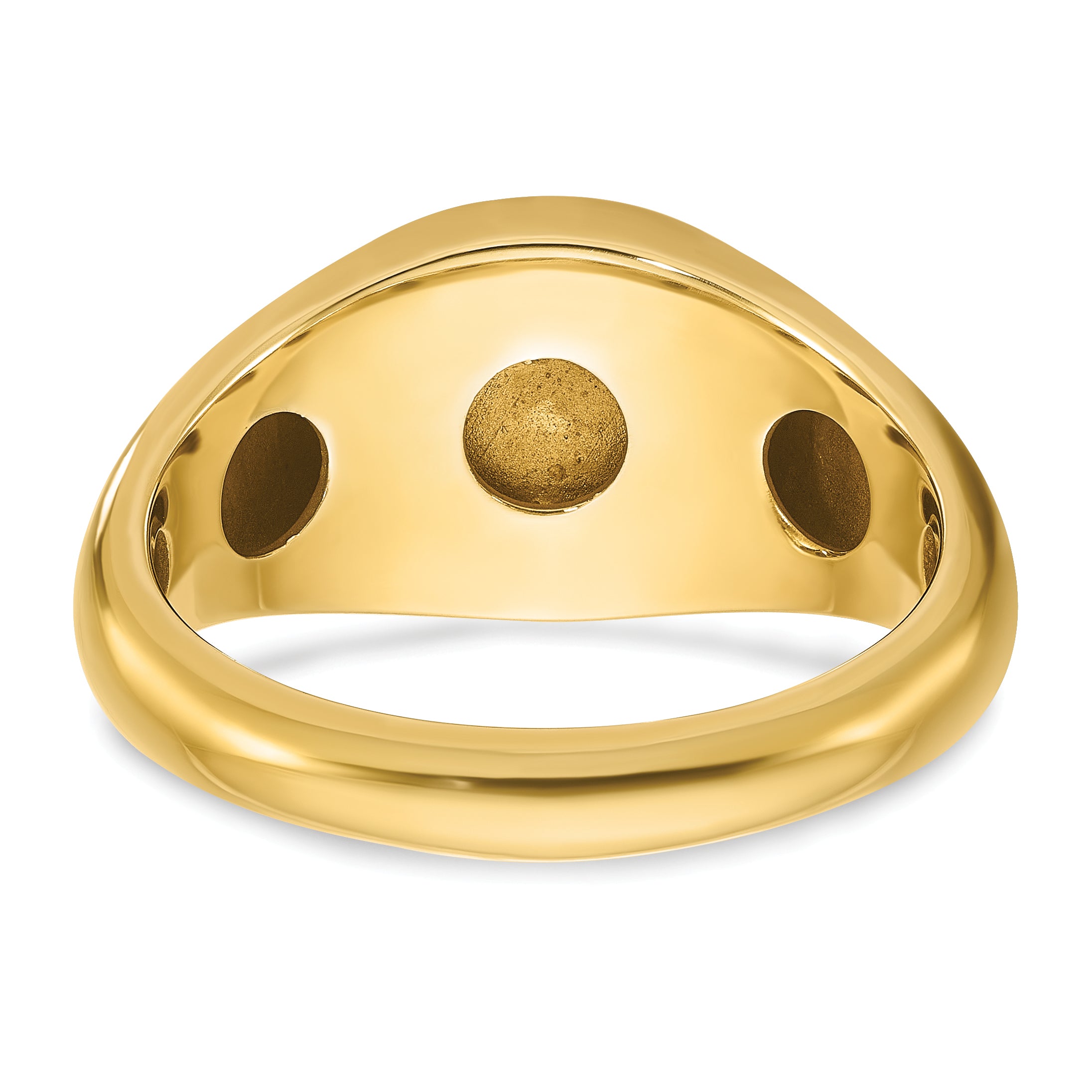 10k Men's Ruby Doublet Stone Complete Ring