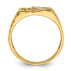 14k Mens Diamond Nugget Complete Ring - Sophia Jewelers