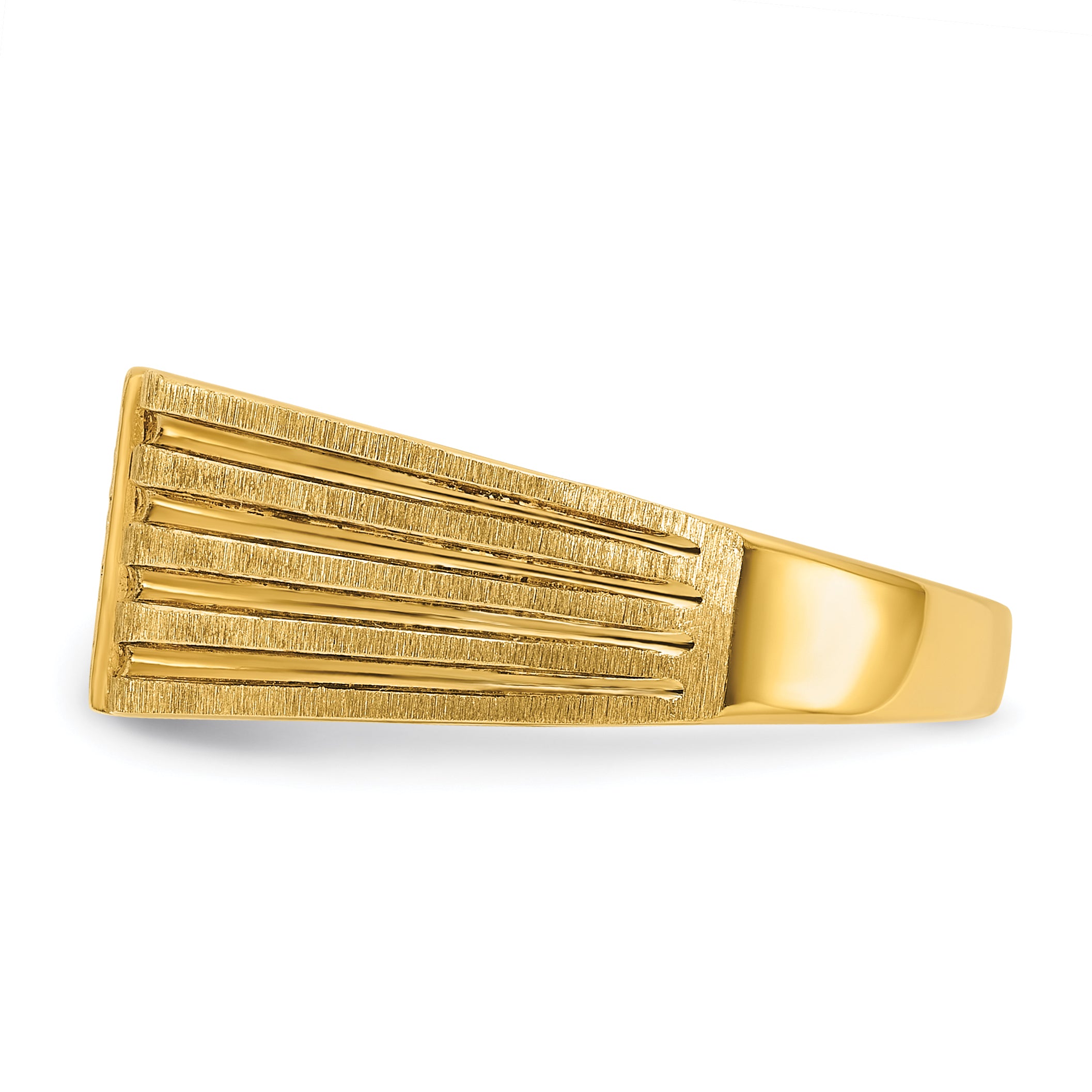 14k Mens Diamond Nugget Complete Ring - Sophia Jewelers